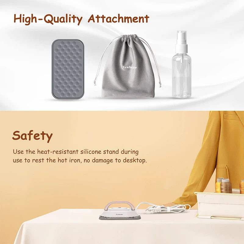 Mini Travel Electric Iron 120V/220V Dual-voltage - Hilkon