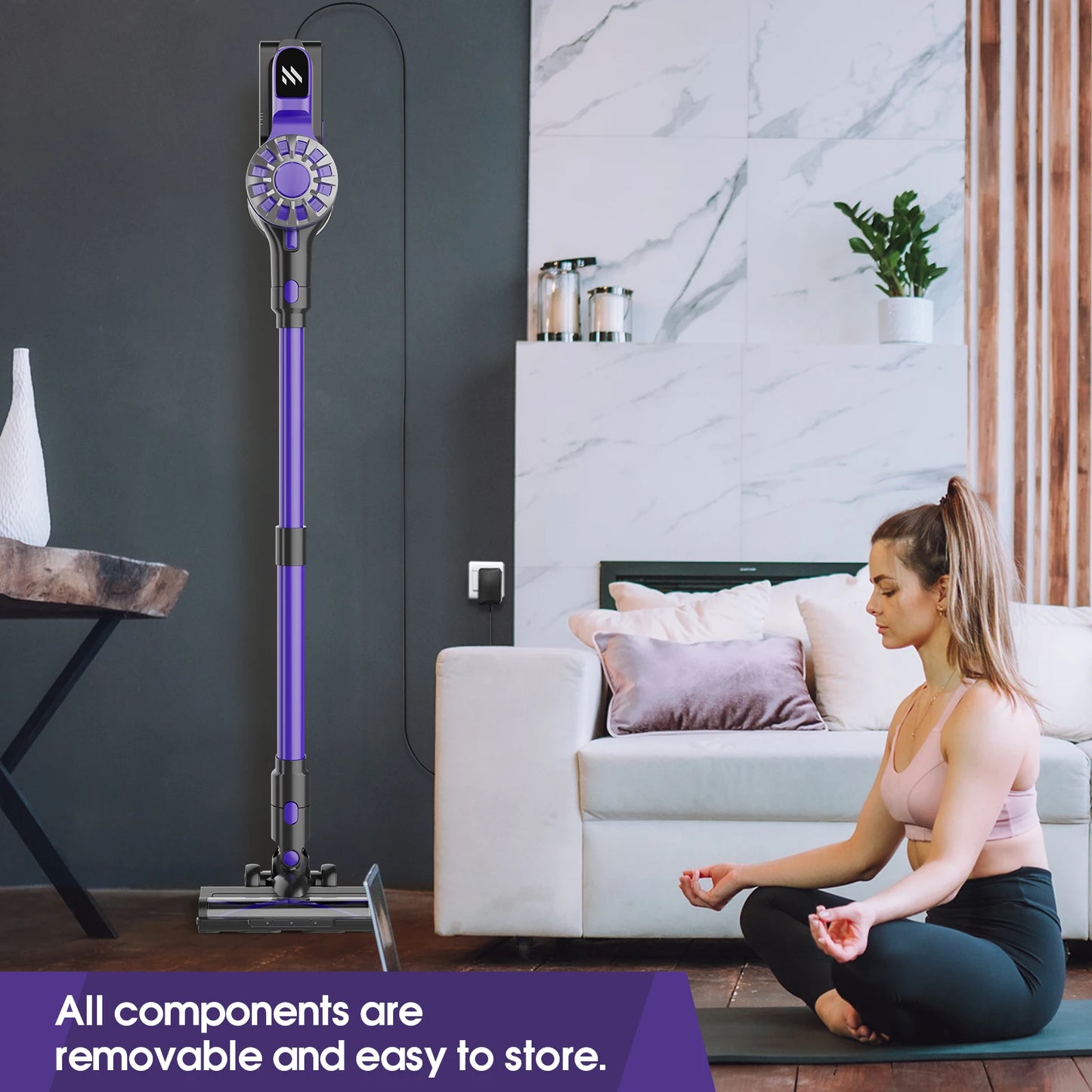 100000PA Wireless Handheld Vacuum Cleaner Cordless - Hilkon