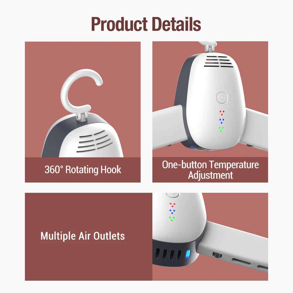 Portable heated Mini Clothes Dryer - Hilkon