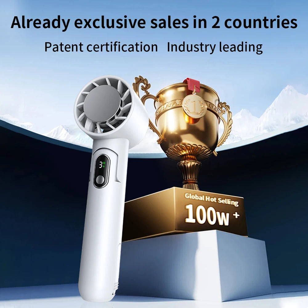 Portable Electric Refrigeration Handheld Fan - Hilkon