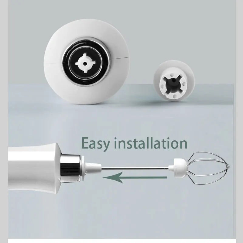 3 In 1 Portable Rechargeable Milk Frother - Hilkon