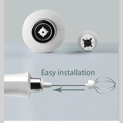 3 In 1 Portable Rechargeable Milk Frother - Hilkon