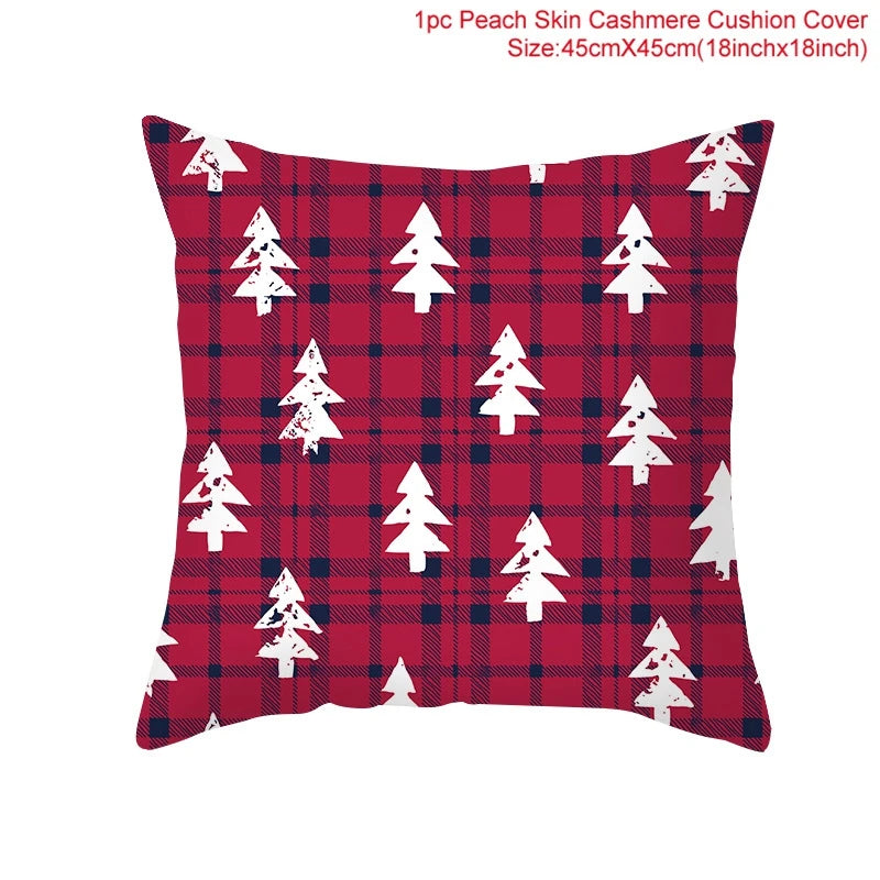 45cm Christmas Pillowcase Cushion Cover Christmas Decorations - Hilkon