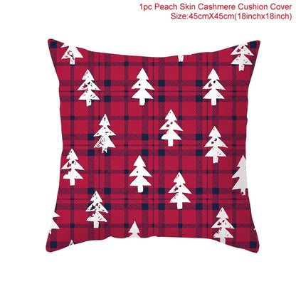 45cm Christmas Pillowcase Cushion Cover Christmas Decorations - Hilkon