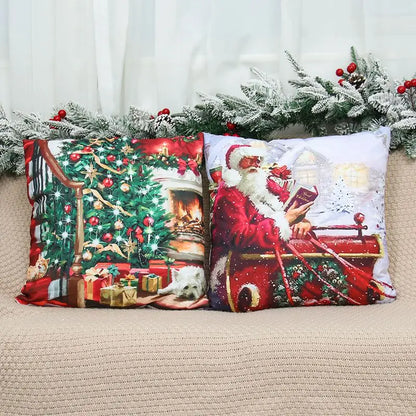 45cm Christmas Pillowcase Cushion Cover Christmas Decorations