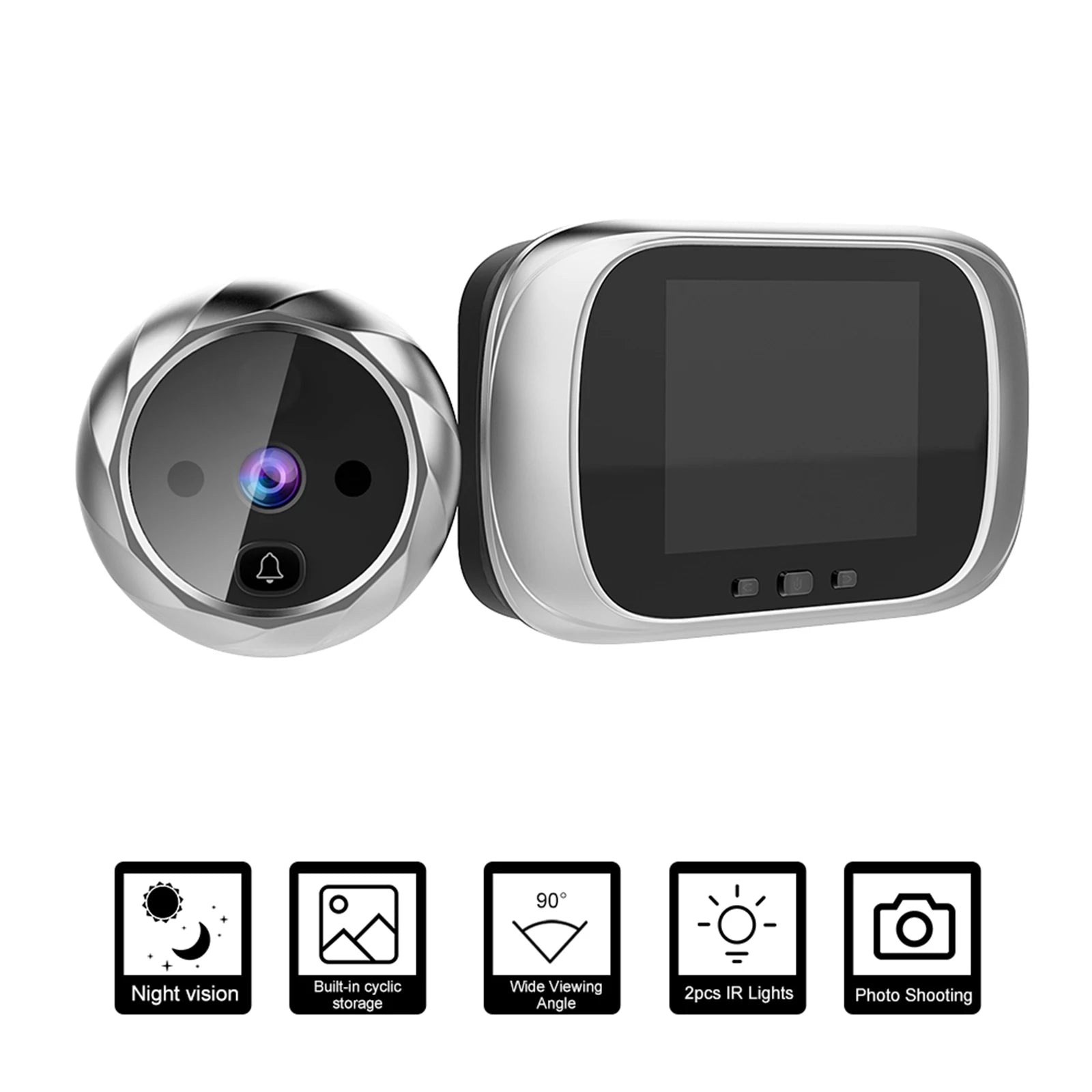 Peephole Door Camera Doorbell - Hilkon