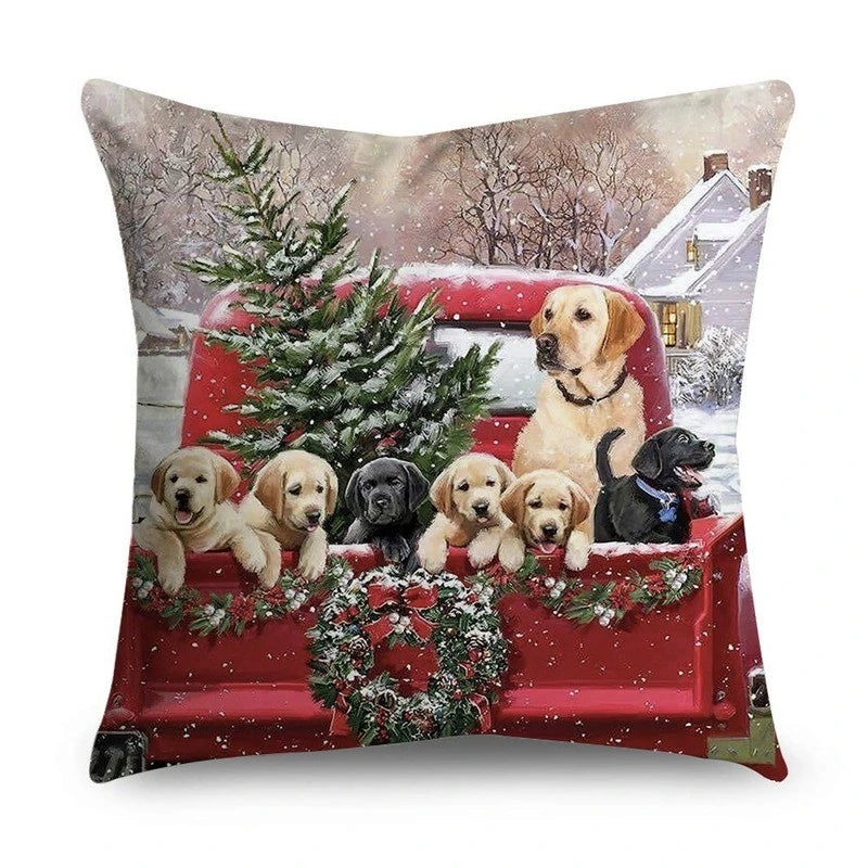 45cm Christmas Pillowcase Cushion Cover Christmas Decorations - Hilkon
