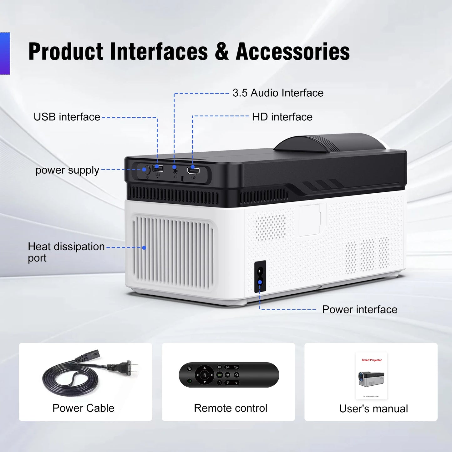 Magcubic HY450 Projector - Hilkon