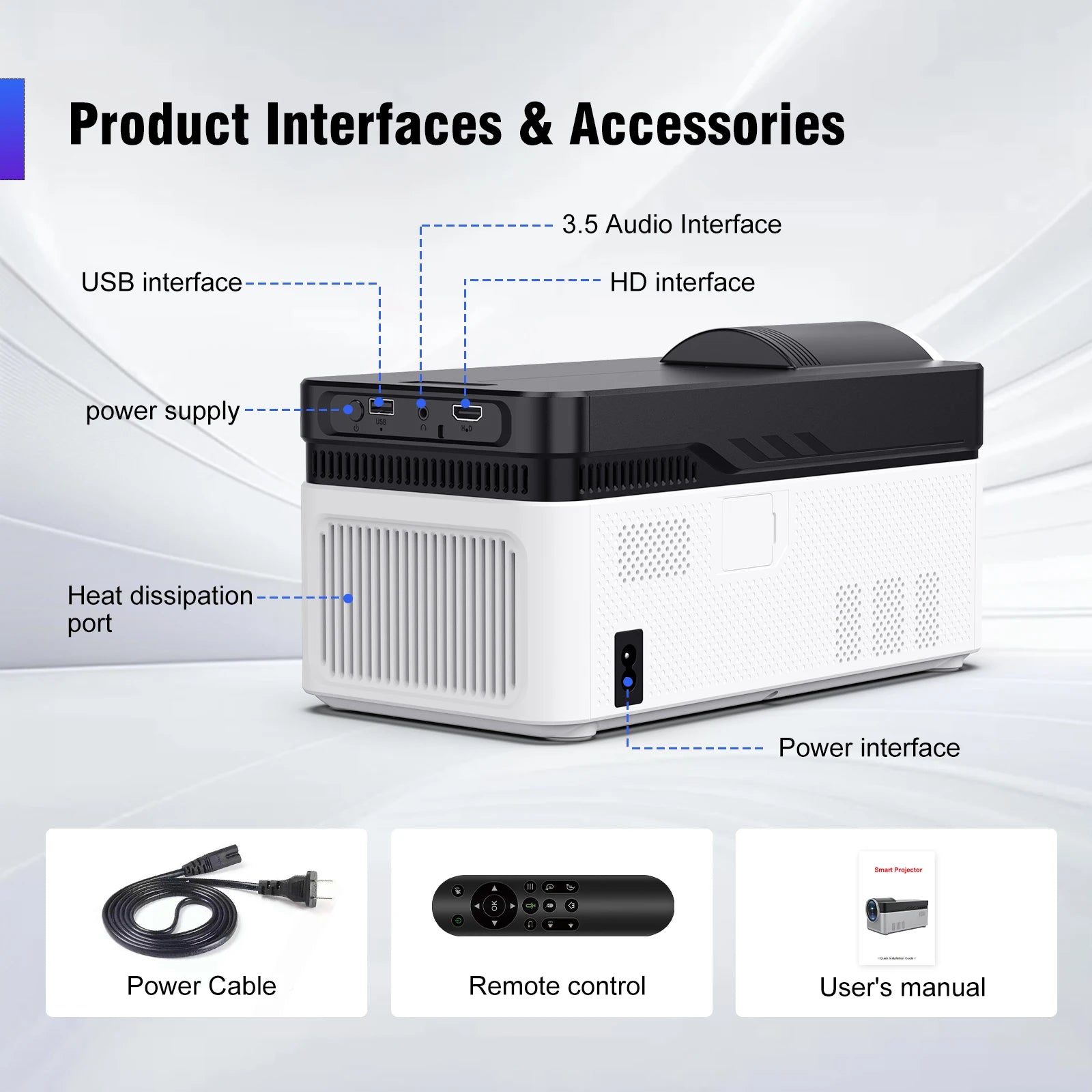 Magcubic HY450 Projector - Hilkon