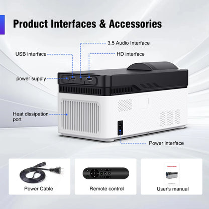 Magcubic HY450 Projector - Hilkon