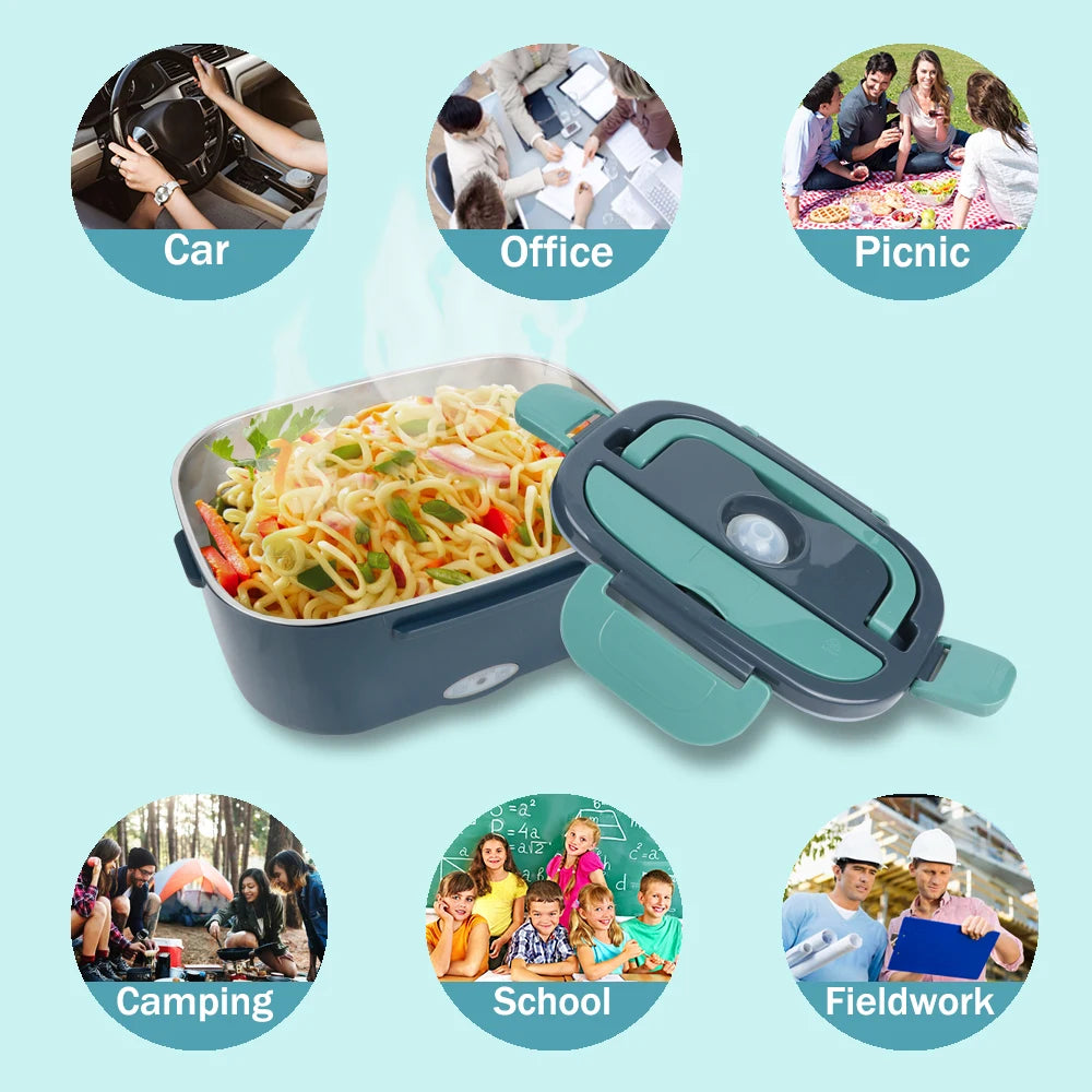 Electric Lunch Box Food Warmer - Hilkon