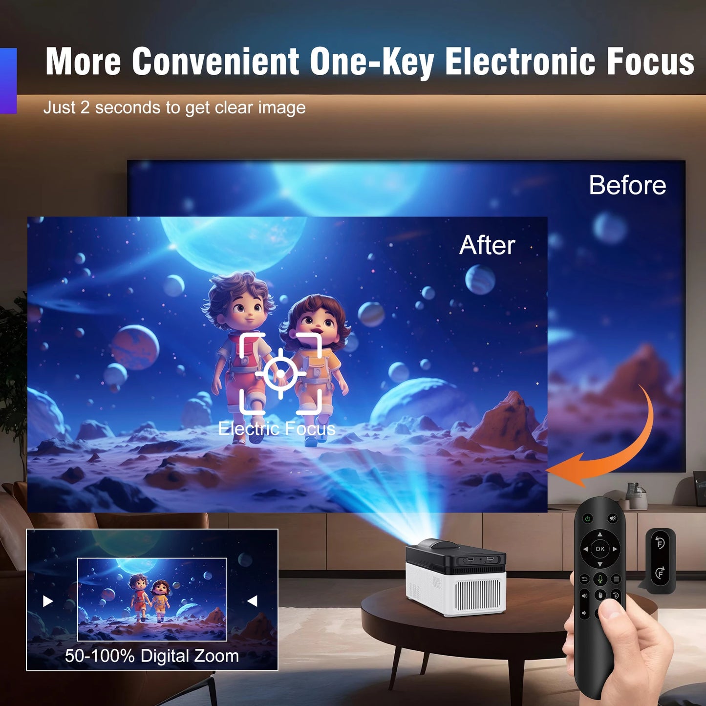 Magcubic HY450 Projector - Hilkon