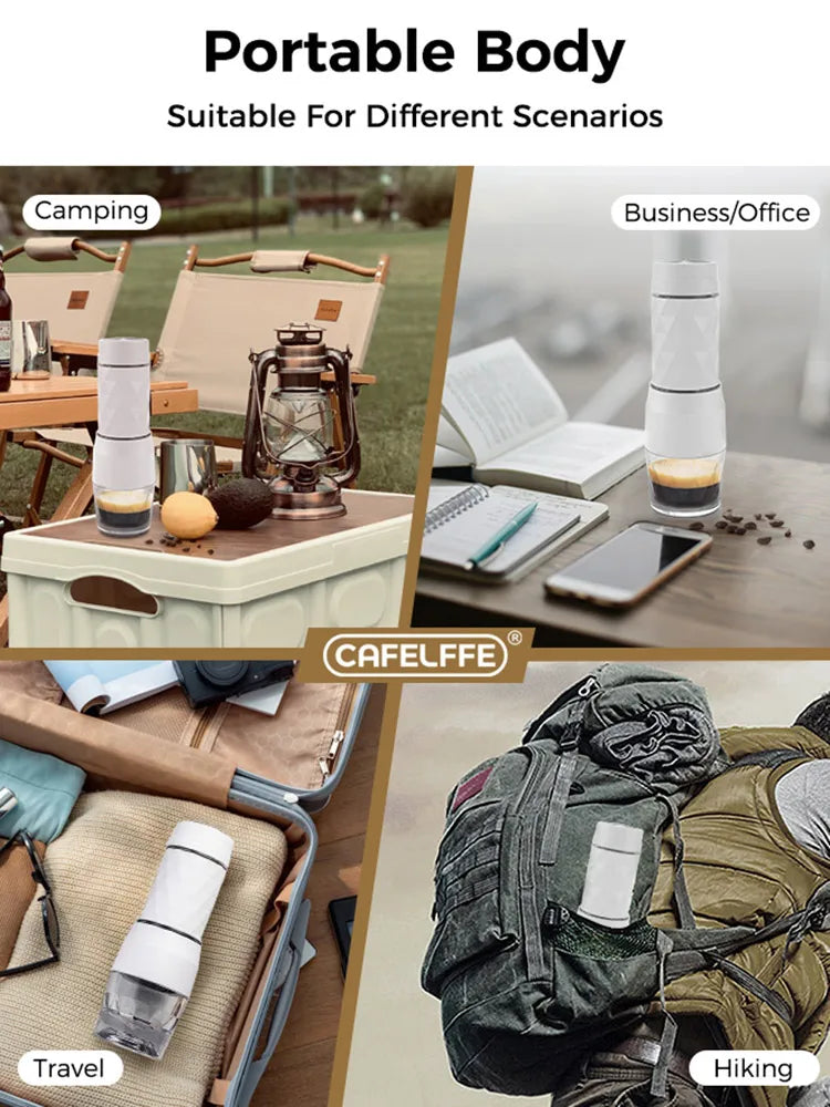 Cafelffe 3 In1 Portable Coffee Machine - Hilkon