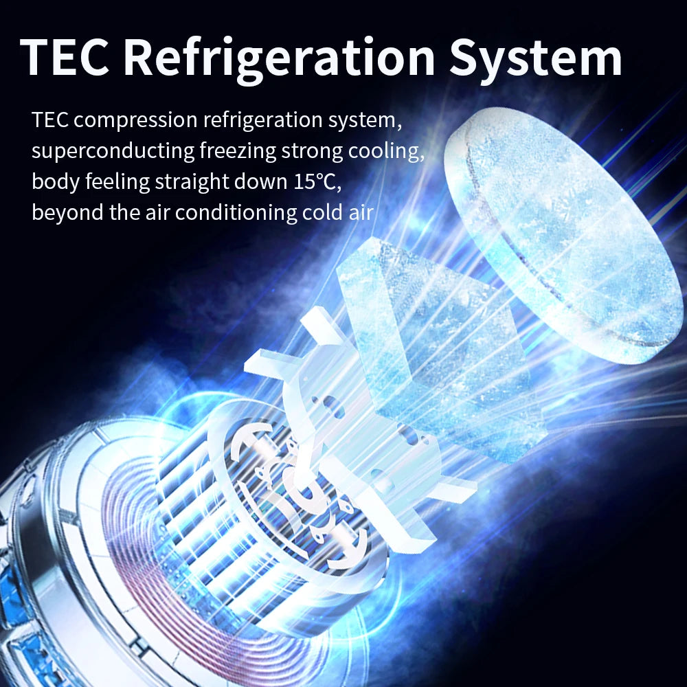 Portable Electric Refrigeration Handheld Fan - Hilkon