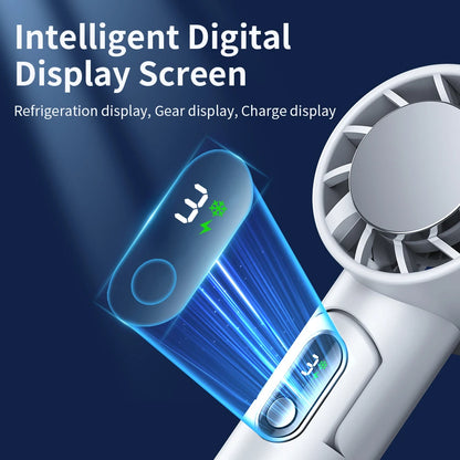 Portable Electric Refrigeration Handheld Fan - Hilkon
