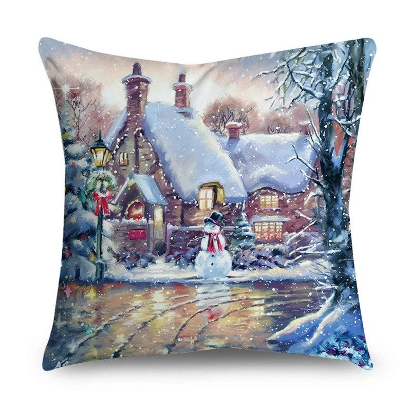 45cm Christmas Pillowcase Cushion Cover Christmas Decorations - Hilkon
