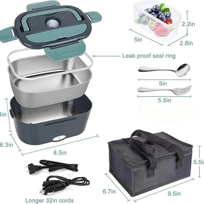 Electric Lunch Box Food Warmer - Hilkon