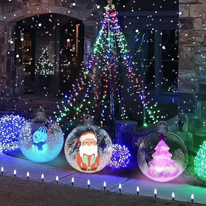60cm Outdoor LED Christmas Inflatable Decorated Ball - Hilkon