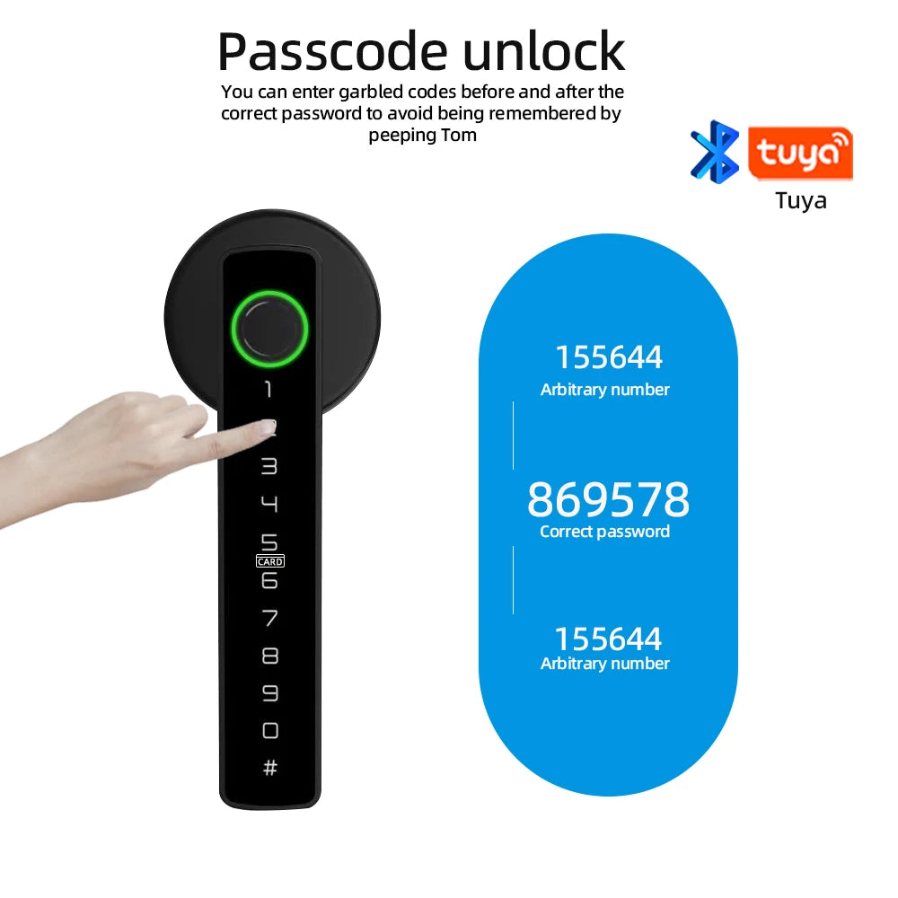 Tuya Fingerprint Door Lock - Hilkon