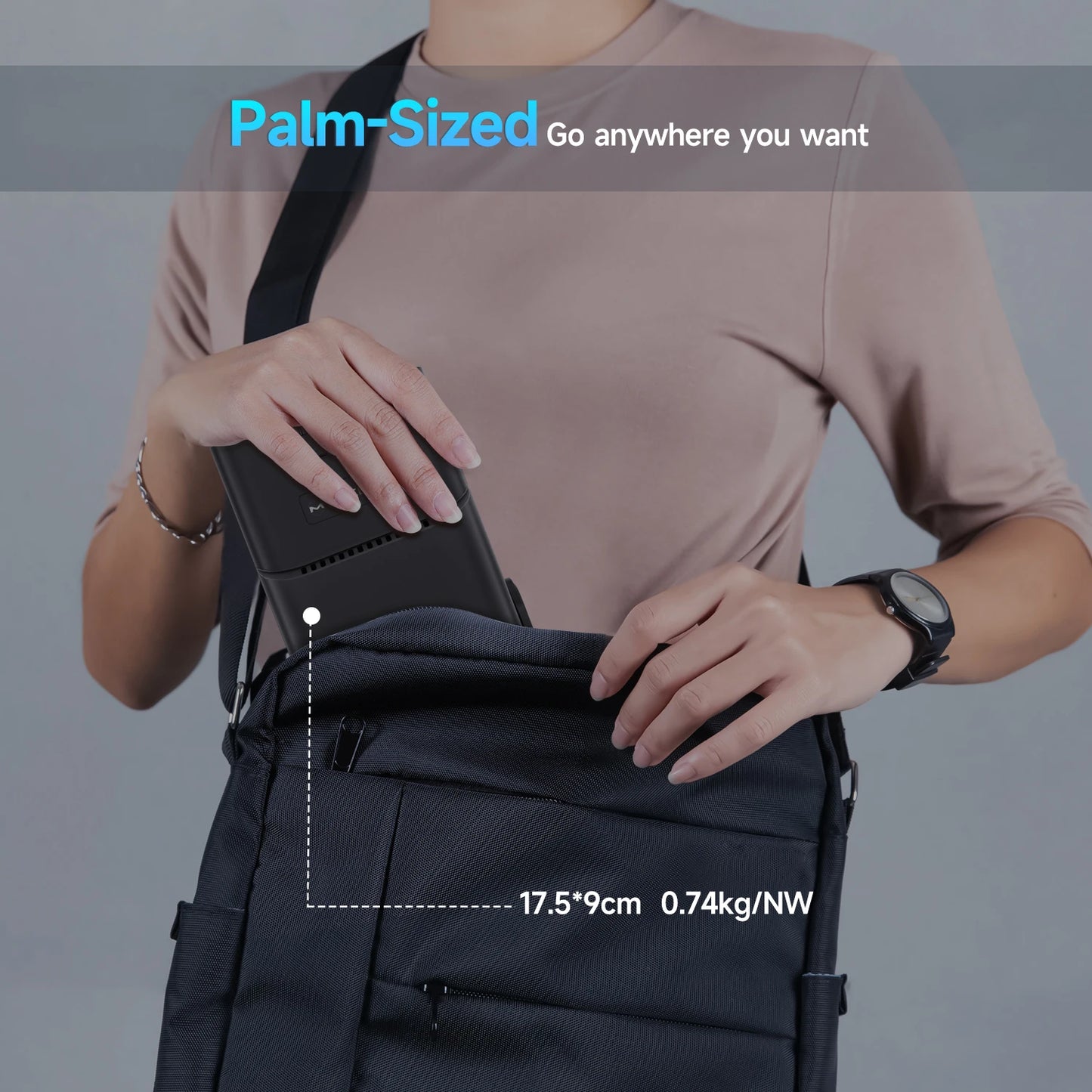 Magcubic Mini Native 720P 4K Projector - Hilkon