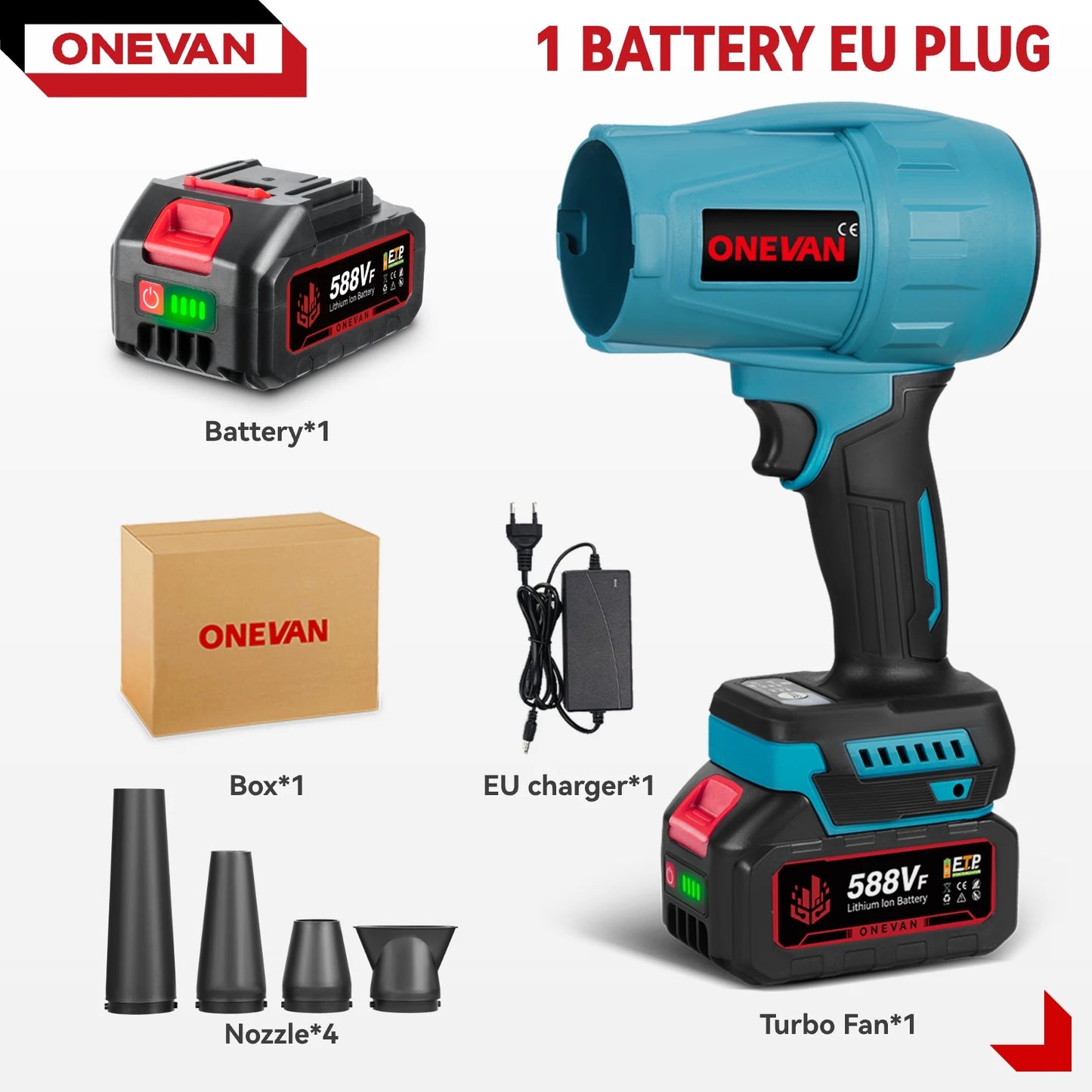 ONEVAN 3500W Turbo Blower