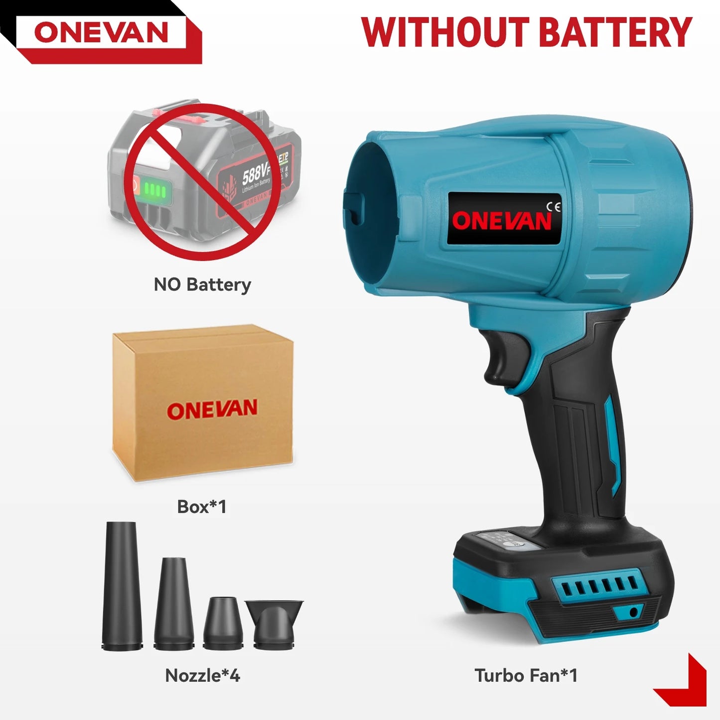 ONEVAN 3500W Turbo Blower