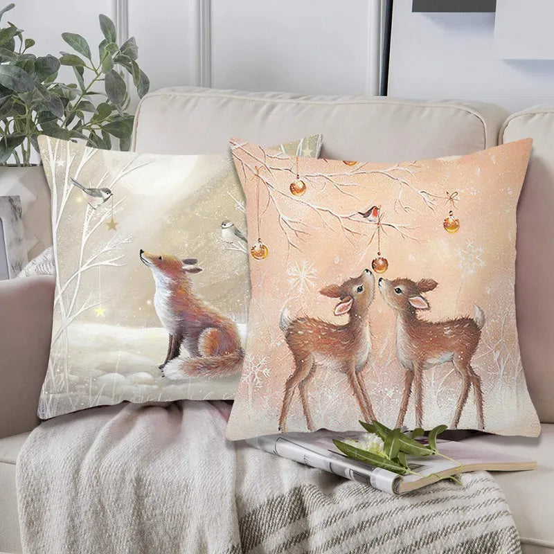 45cm Christmas Pillowcase Cushion Cover Christmas Decorations