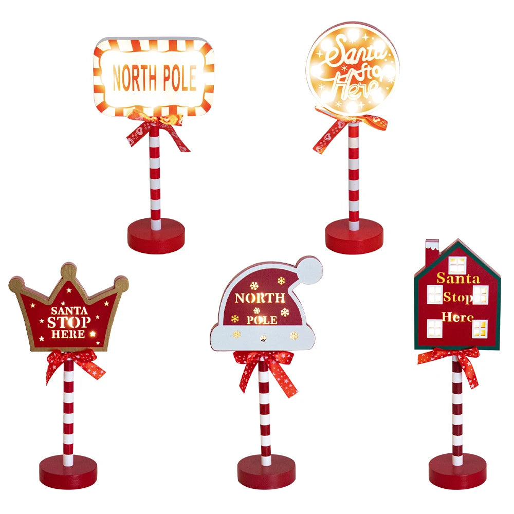 Christmas Retro Lamp Sign LED Light - Hilkon