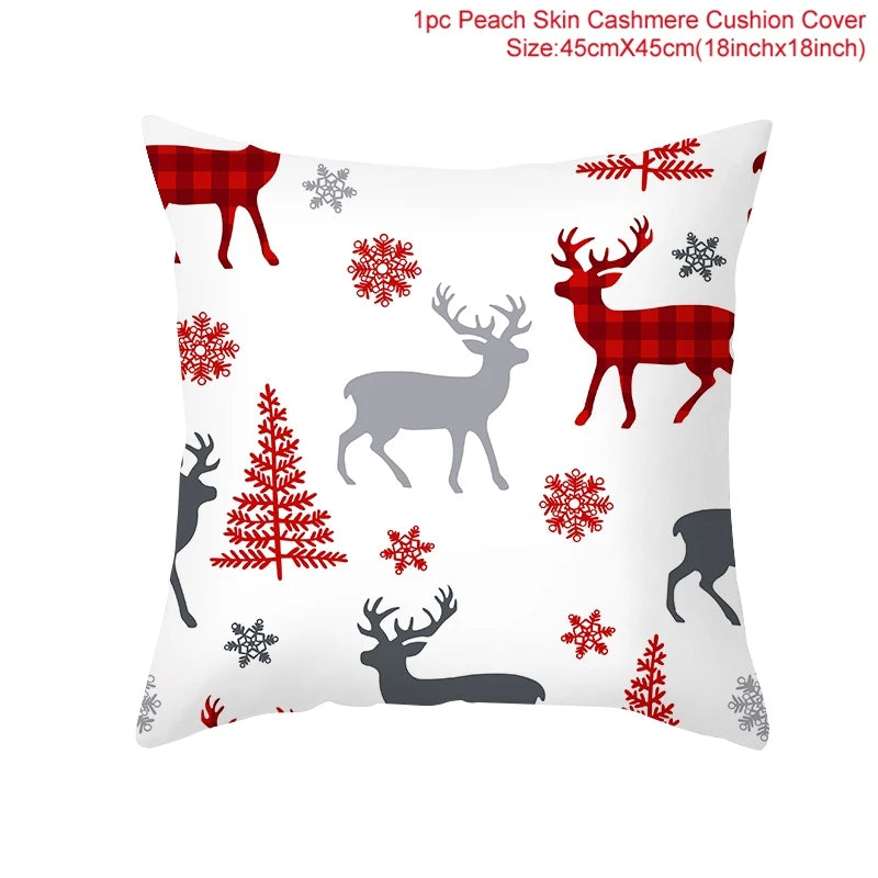45cm Christmas Pillowcase Cushion Cover Christmas Decorations - Hilkon