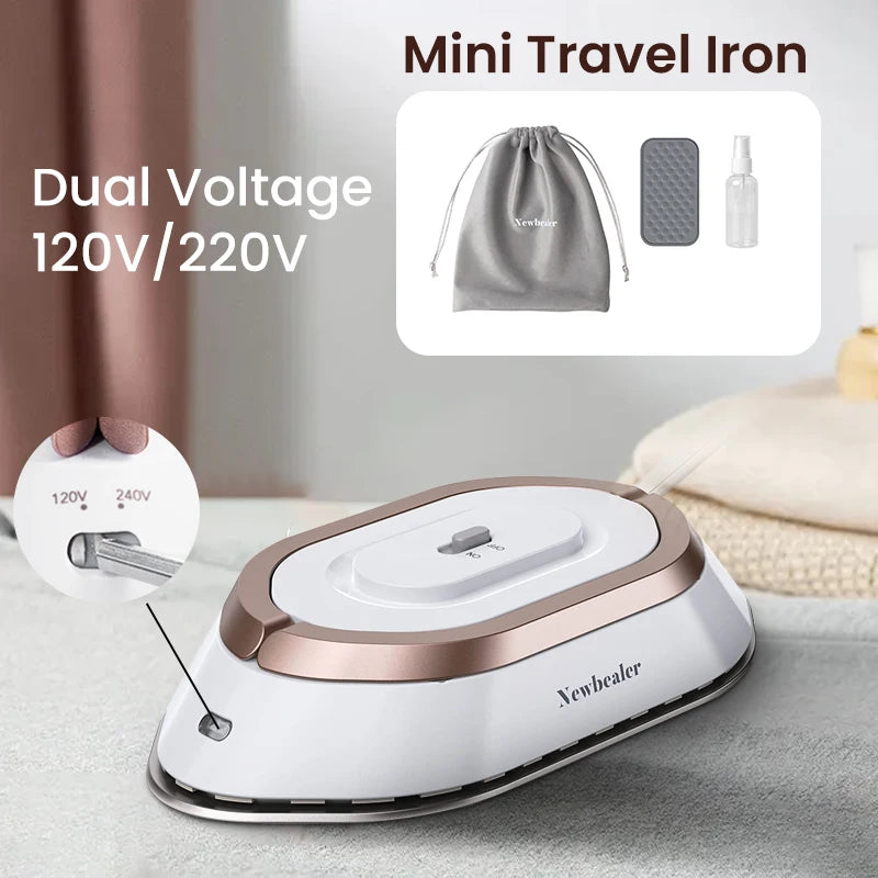 Mini Travel Electric Iron 120V/220V Dual-voltage - Hilkon