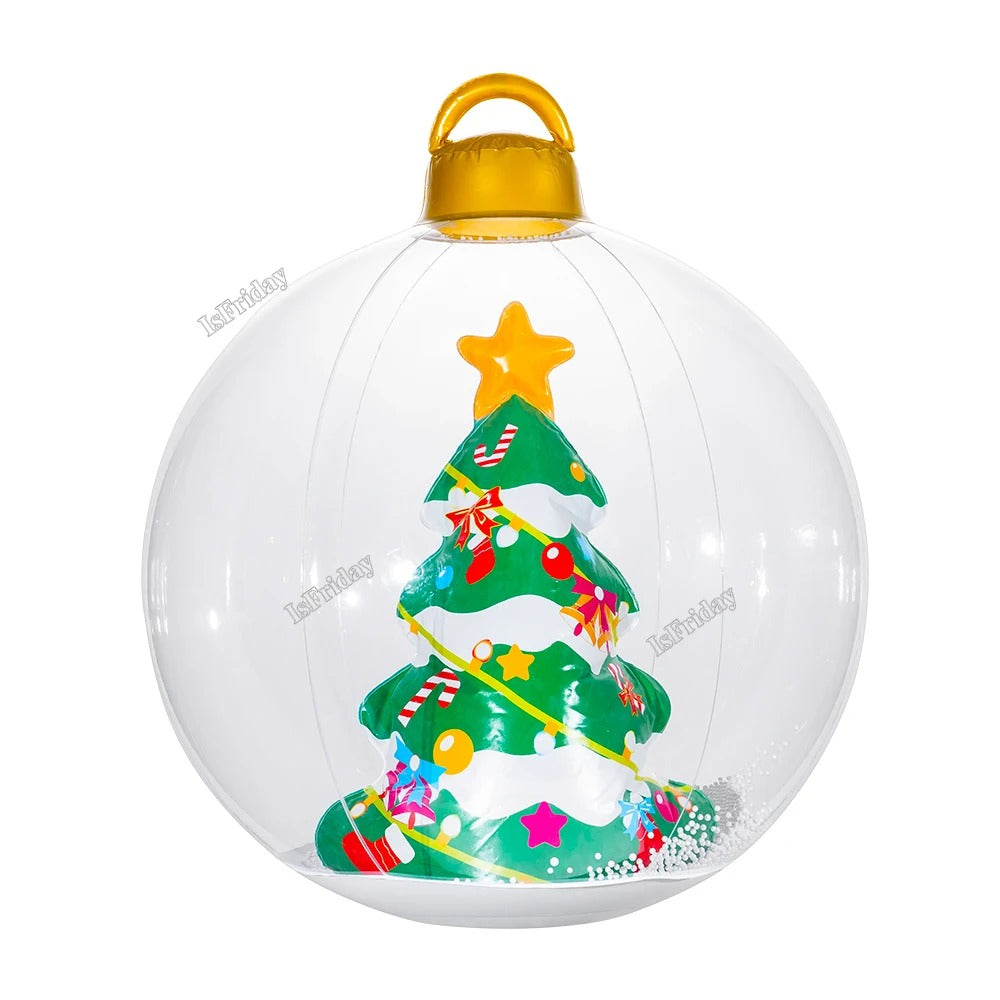 60cm Outdoor LED Christmas Inflatable Decorated Ball - Hilkon